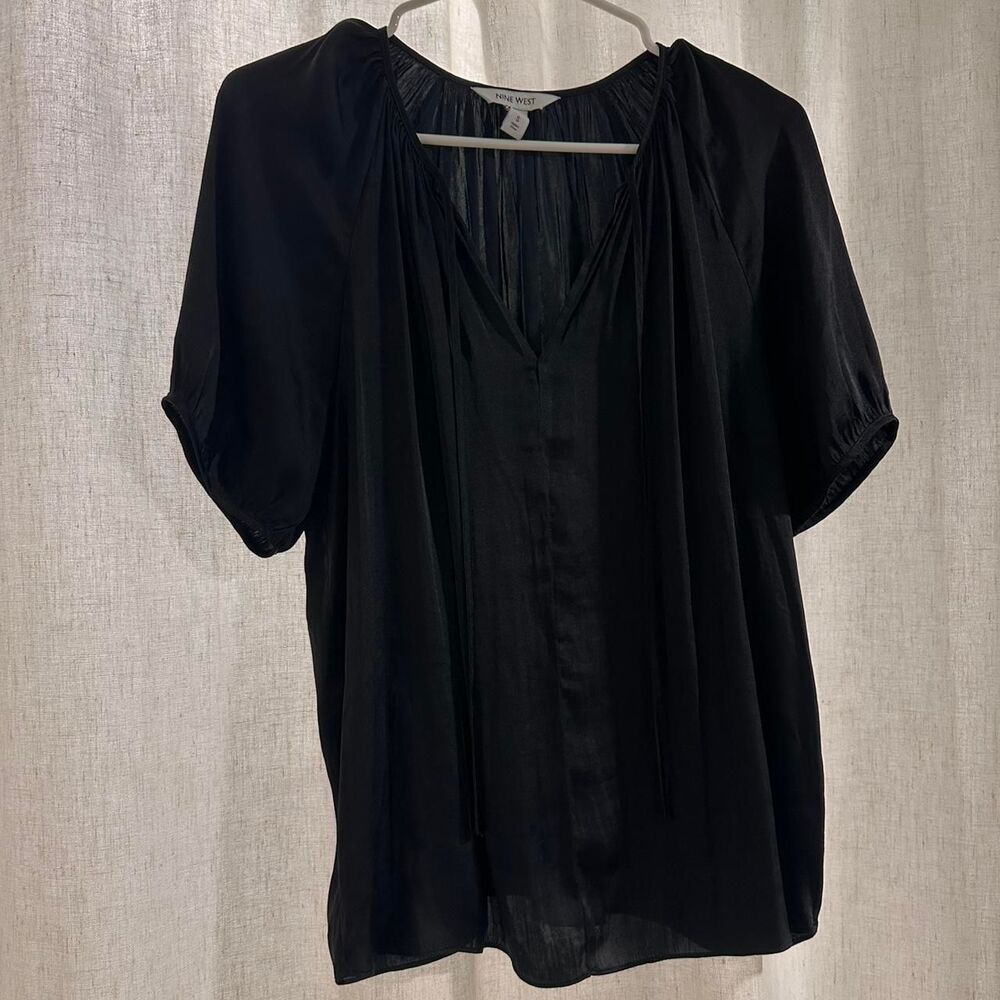 Nine-west Women's Black Blouse
